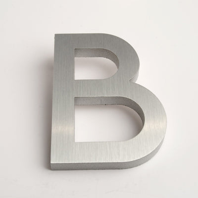 Modern House Letters Brushed B