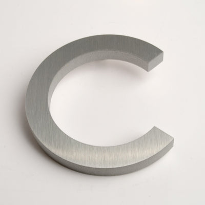 Modern House Letters Brushed C