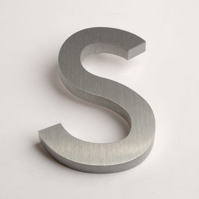 Modern House Letters Brushed S