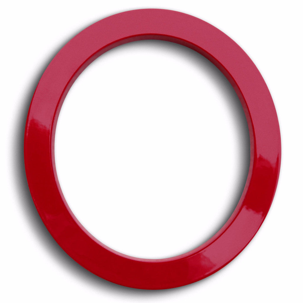 HOUSE NUMBERS MODERN FONT ZERO 0 RED ALUMINUM FLOATING